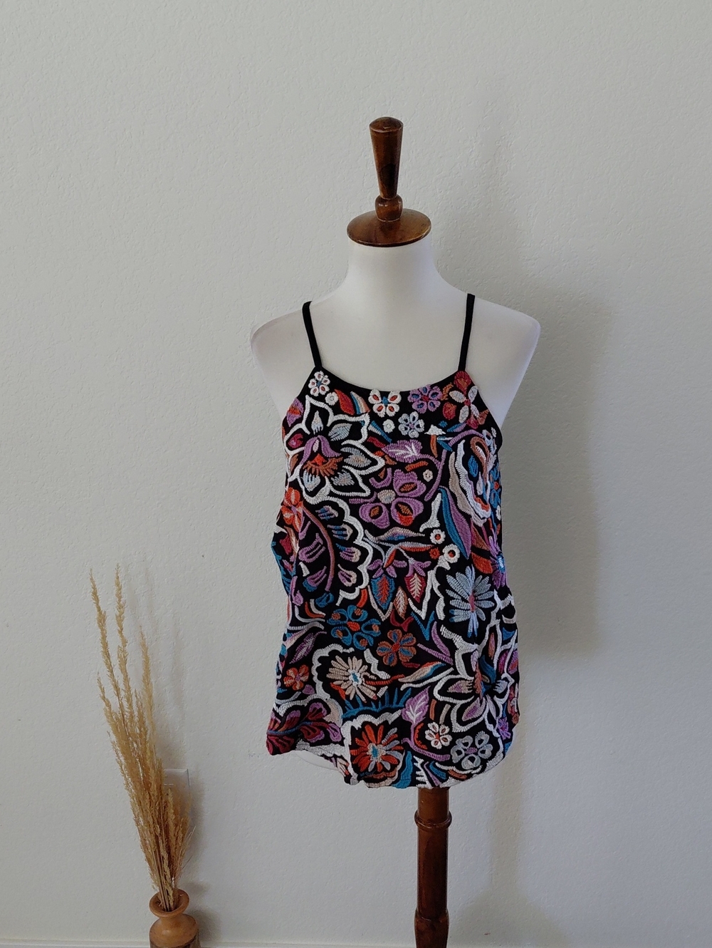 Idyllwind Embroidered Floral Tank Top
